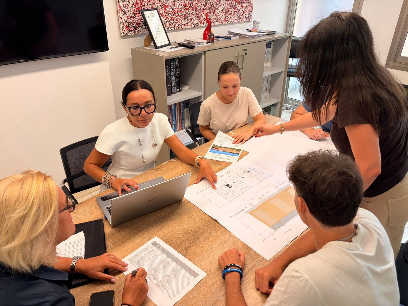 Il team di Toscana Innova nella sede di Marina di Carrara